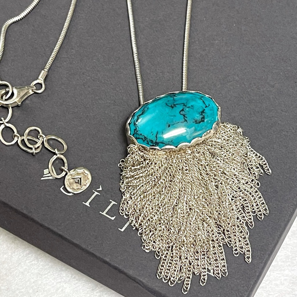 Silpada Sterling Silver Turquoise Oasis Necklace